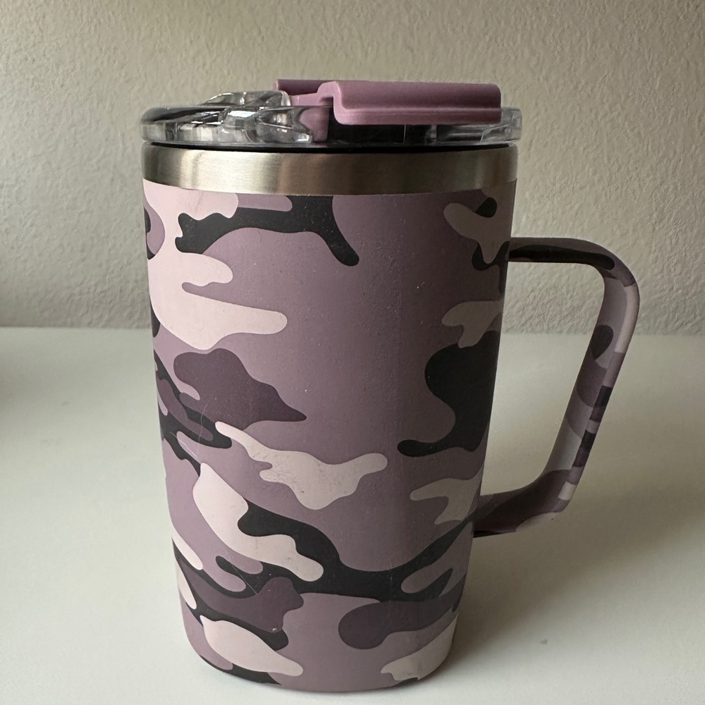 Brumate Mauve Camouflage Toddy/ Insulated Mug retired and no longer sold by Bru